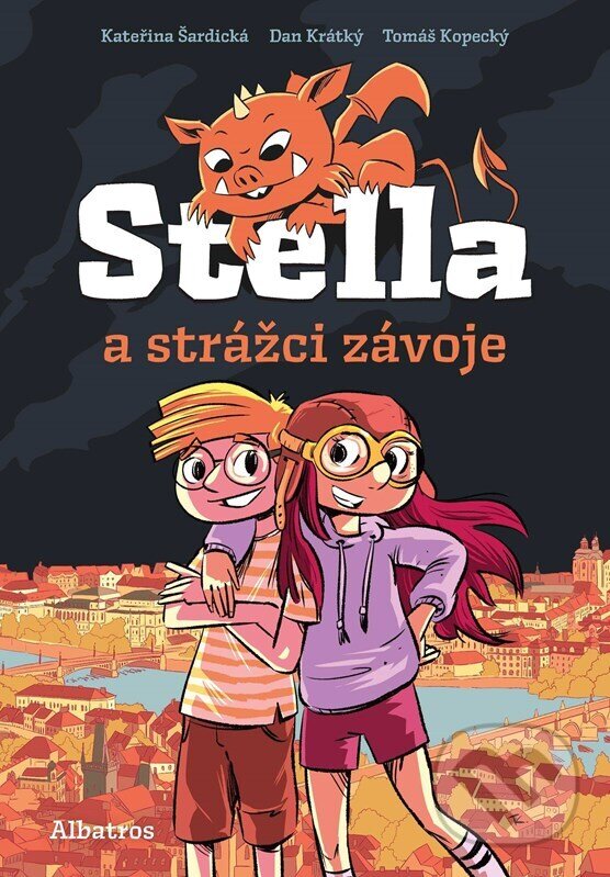 Kniha: Stella a strážci závoje (Kateřina Šardická a Dan Krátký). Albatros CZ, 2025 Kniha: Stella a strážci závoje (Kateřina Šardická a Dan Krátký). Albatros CZ, 2025