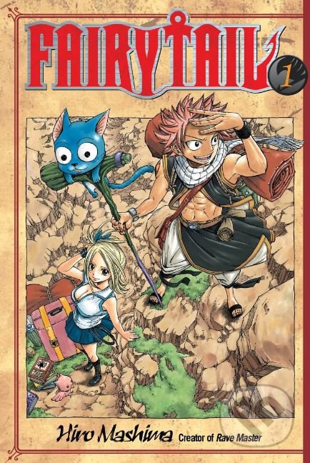 Kniha: Fairy Tail (Volume 1) (Hiro Mashima). Kodansha Europe, 2012 Kniha: Fairy Tail (Volume 1) (Hiro Mashima). Kodansha Europe, 2012