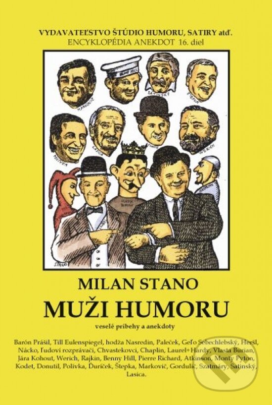 Kniha: Muži humoru (Milan Stano). Vydavateľstvo Štúdio humoru a satiry, 2025 Kniha: Muži humoru (Milan Stano). Vydavateľstvo Štúdio humoru a satiry, 2025