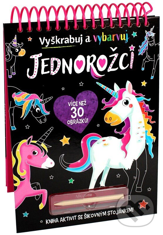 Kniha: Jednorožci: Vyškrabuj a vybarvuj (Autorský kolektív). Alicanto, 2025 Kniha: Jednorožci: Vyškrabuj a vybarvuj (Autorský kolektív). Alicanto, 2025