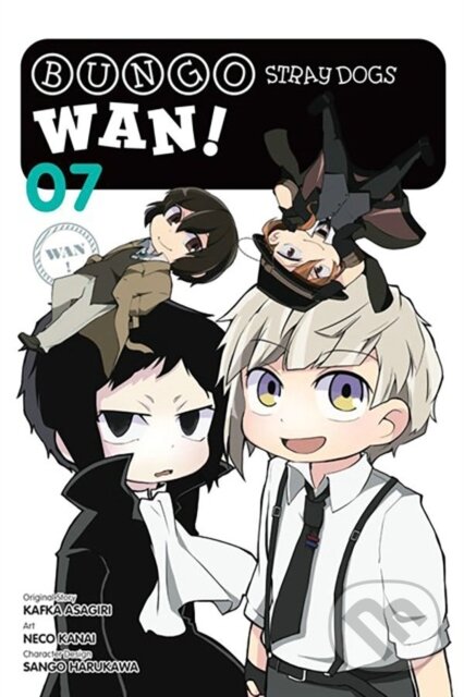 Kniha: Bungo Stray Dogs: Wan!, Vol. 7 (Kafka Asagiri, Sango Harukawa, Neco Kanai a Kevin Gifford). Yen Press, 2024 Kniha: Bungo Stray Dogs: Wan!, Vol. 7 (Kafka Asagiri, Sango Harukawa, Neco Kanai a Kevin Gifford). Yen Press, 2024