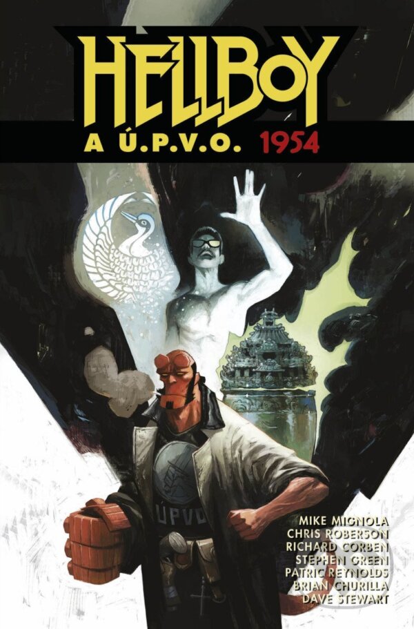 Kniha: Hellboy a Ú.P.V.O. 3 - 1954 (Mike Mignola a Chris Roberson). Comics centrum, 2025 Kniha: Hellboy a Ú.P.V.O. 3 - 1954 (Mike Mignola a Chris Roberson). Comics centrum, 2025