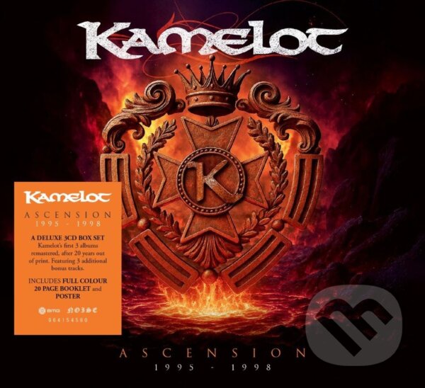Hudební CD: Kamelot: Ascension (1995 - 1998) LP (Universal Music). Universal Music, 2025 Hudební CD: Kamelot: Ascension (1995 - 1998) LP (Universal Music). Universal Music, 2025