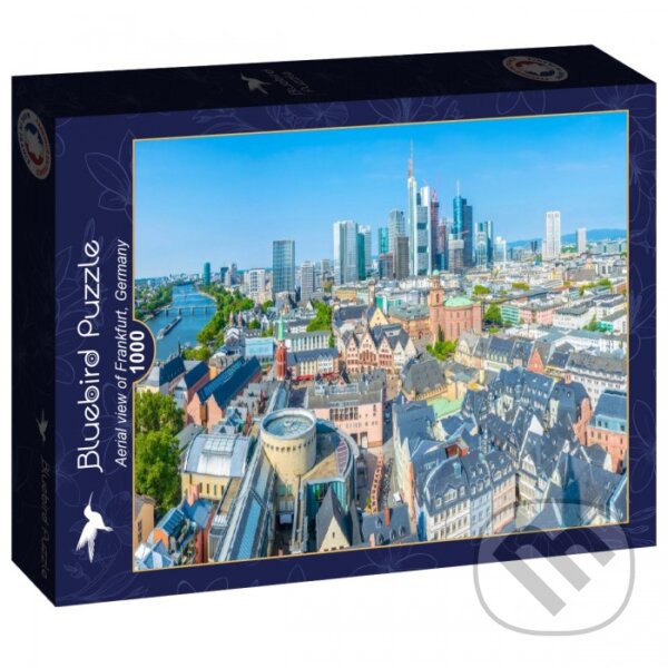 Puzzle: Puzzle Letecký pohľad na Frankfurt, Nemecko (Bluebird). Bluebird Puzzle: Puzzle Letecký pohľad na Frankfurt, Nemecko (Bluebird). Bluebird