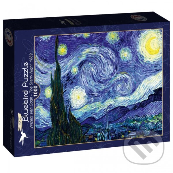 Puzzle: Puzzle Hviezdna noc, 1889 (Vincent van Gogh). Bluebird, 2025 Puzzle: Puzzle Hviezdna noc, 1889 (Vincent van Gogh). Bluebird, 2025