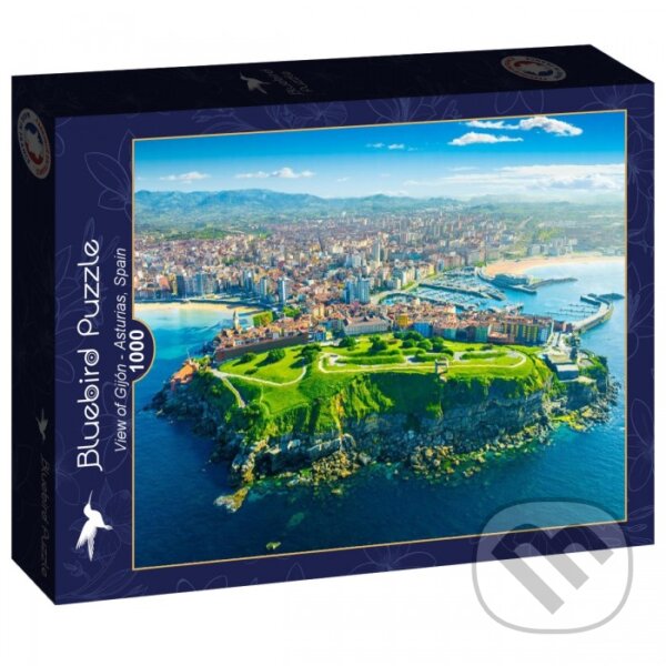 Puzzle: Puzzle Pohľad na Gijón - Astúria, Španielsko (Bluebird). Bluebird, 2025 Puzzle: Puzzle Pohľad na Gijón - Astúria, Španielsko (Bluebird). Bluebird, 2025