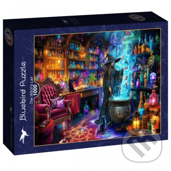 Puzzle: Puzzle Čarodejnícky brloh (Bluebird). Bluebird, 2025 Puzzle: Puzzle Čarodejnícky brloh (Bluebird). Bluebird, 2025