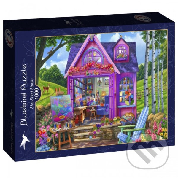 Puzzle: Puzzle She Shed Studio (Bluebird). Bluebird, 2025 Puzzle: Puzzle She Shed Studio (Bluebird). Bluebird, 2025