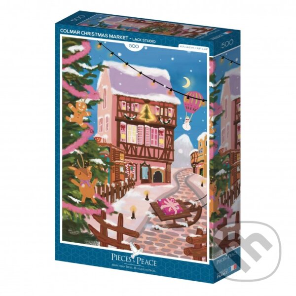 Puzzle: Puzzle Vianočný trh v Colmare (Pieces & Peace). Pieces & Peace, 2025 Puzzle: Puzzle Vianočný trh v Colmare (Pieces & Peace). Pieces & Peace, 2025