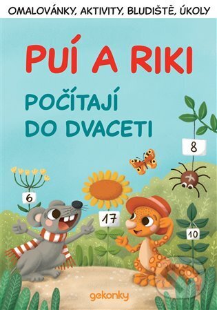 Kniha: Puí a Riki počítají do dvaceti (Vladimír Svozil). , 2025 Kniha: Puí a Riki počítají do dvaceti (Vladimír Svozil). , 2025