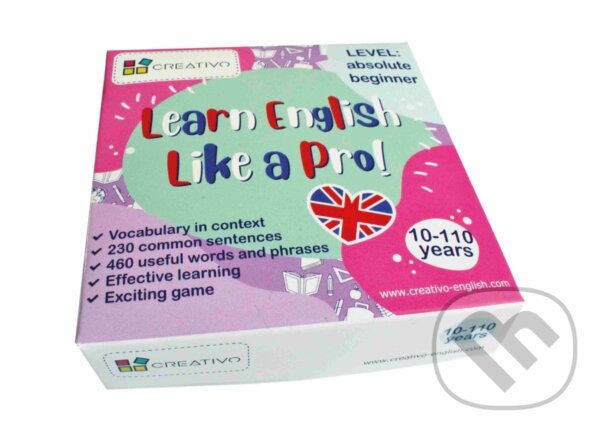 Společenská hra: Learn English Like a Pro! absolute beginner (Creativo). Creativo Společenská hra: Learn English Like a Pro! absolute beginner (Creativo). Creativo