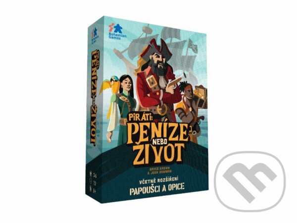 Společenská hra: Piráti: Peníze, nebo život! (Bohemian Games). Bohemian Games, 2025 Společenská hra: Piráti: Peníze, nebo život! (Bohemian Games). Bohemian Games, 2025