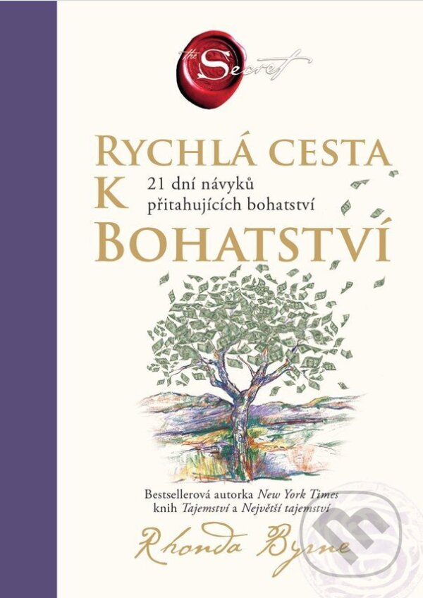 Kniha: Rychlá cesta k bohatství (Rhonda Byrne). HarperCollins, 2025 Kniha: Rychlá cesta k bohatství (Rhonda Byrne). HarperCollins, 2025