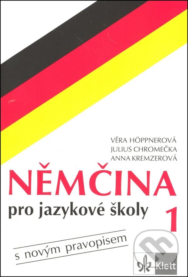 Kniha: Němčina pro jazykové školy 1 (Anna Kremzerová, Julius Chromečka a Věra Höppnerová). Klett, 2008 Kniha: Němčina pro jazykové školy 1 (Anna Kremzerová, Julius Chromečka a Věra Höppnerová). Klett, 2008