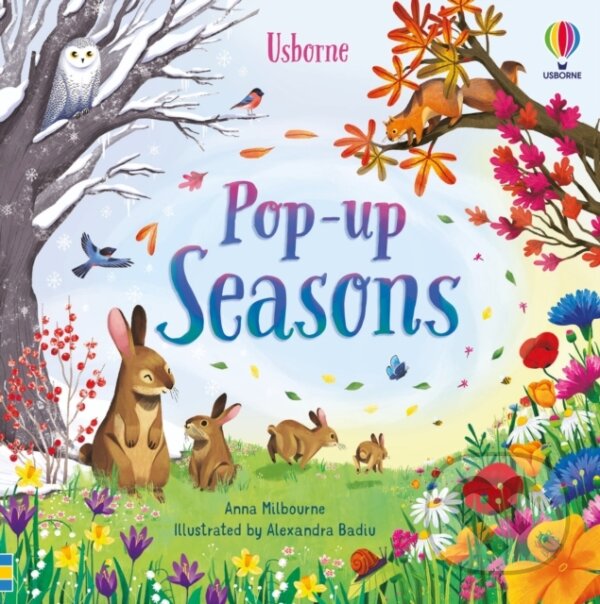 Kniha: Pop-up Seasons (Anna Milbourne). Usborne, 2025 Kniha: Pop-up Seasons (Anna Milbourne). Usborne, 2025