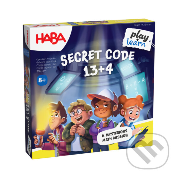 Společenská hra: Tajný kód 13+4 (Haba). Haba, 2025 Společenská hra: Tajný kód 13+4 (Haba). Haba, 2025