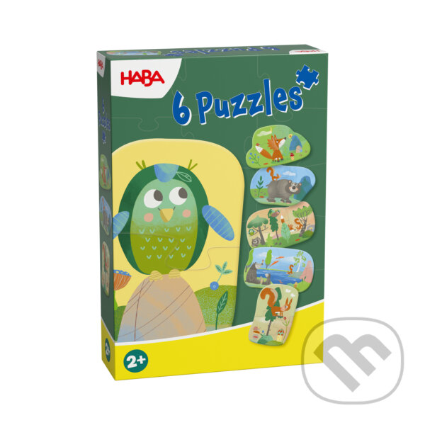 Puzzle: Lesné zvieratká 6 ks (Haba). Haba, 2025 Puzzle: Lesné zvieratká 6 ks (Haba). Haba, 2025