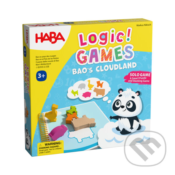 Společenská hra: Logická hra Bao v krajine oblakov (Haba). Haba, 2025 Společenská hra: Logická hra Bao v krajine oblakov (Haba). Haba, 2025