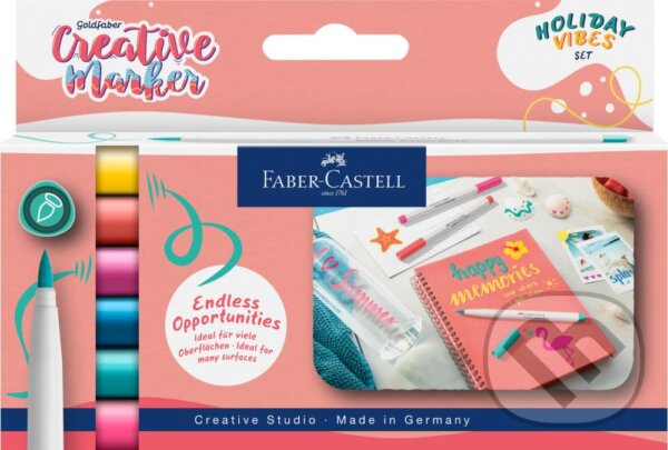 Popisovače Gofa Creative set 6 Holiday Vibes (Faber-Castell). Faber-Castell, 2025 Popisovače Gofa Creative set 6 Holiday Vibes (Faber-Castell). Faber-Castell, 2025