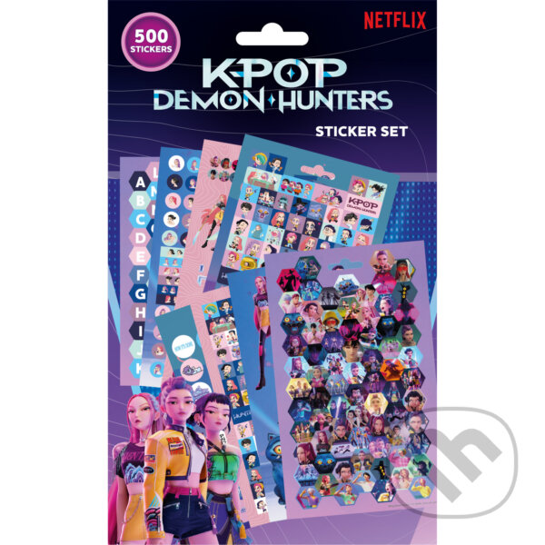 Set samolepiek 500 ks K-pop Demon Hunters (Trigo). Trigo, 2026 Set samolepiek 500 ks K-pop Demon Hunters (Trigo). Trigo, 2026