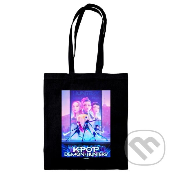 K-pop Demon Hunters taška plátená čierna (Key Art) (Merch). Merch, 2025 K-pop Demon Hunters taška plátená čierna (Key Art) (Merch). Merch, 2025