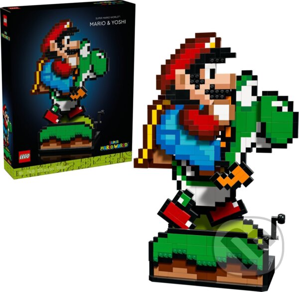 Spoločenská hra: LEGO® Super Mario 71438 Super Mario World™: Mario a Yoshi (LEGO). LEGO, 2025 Spoločenská hra: LEGO® Super Mario 71438 Super Mario World™: Mario a Yoshi (LEGO). LEGO, 2025