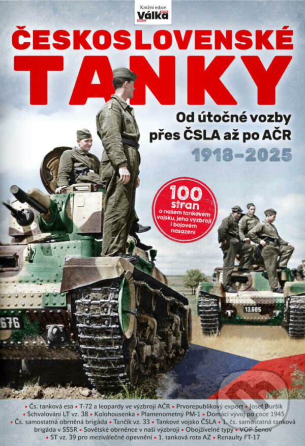 Kniha: Československé tanky (Jiří Veřmiřovský). Extra Publishing, 2025 Kniha: Československé tanky (Jiří Veřmiřovský). Extra Publishing, 2025