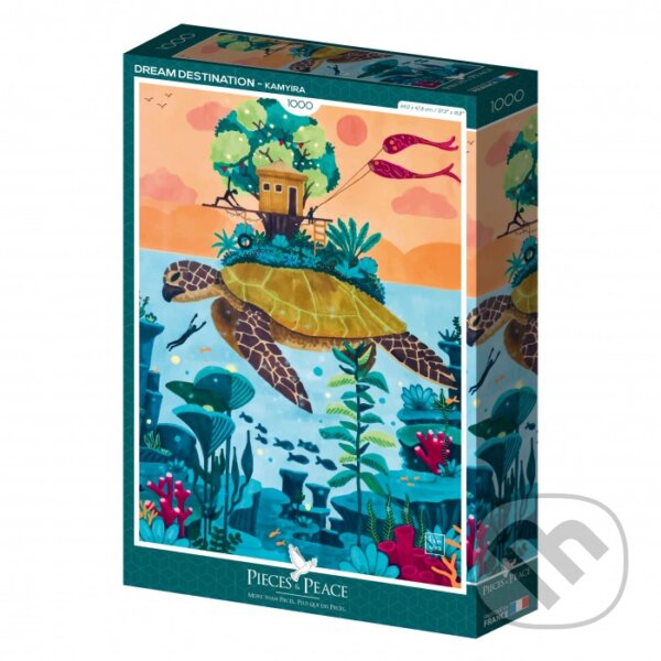 Puzzle: Puzzle Vysnívaná destinácia (Pieces & Peace). Pieces & Peace, 2025 Puzzle: Puzzle Vysnívaná destinácia (Pieces & Peace). Pieces & Peace, 2025