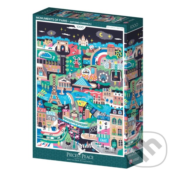 Puzzle: Pamiatky Paríža (Pieces & Peace). Pieces & Peace, 2025 Puzzle: Pamiatky Paríža (Pieces & Peace). Pieces & Peace, 2025