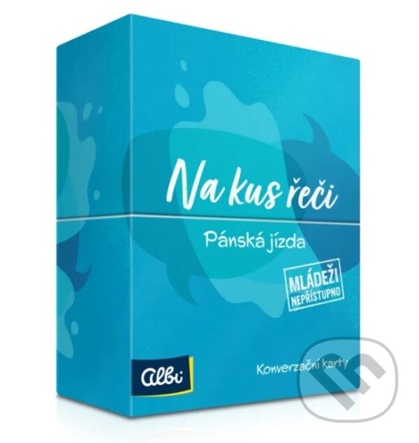 Společenská hra: Na kus řeči - Pánská jízda (Albi). Albi, 2025 Společenská hra: Na kus řeči - Pánská jízda (Albi). Albi, 2025
