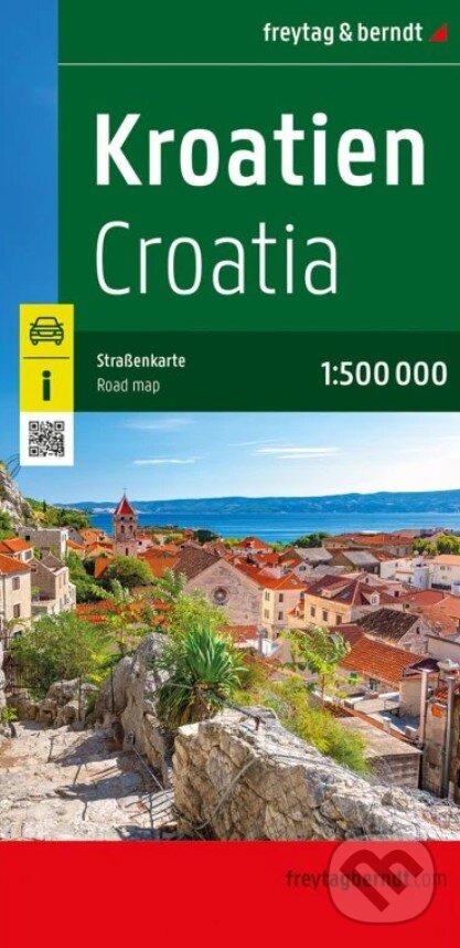 Chorvátsko 1: 500 000 (freytag&berndt). freytag&berndt, 2025 Chorvátsko 1: 500 000 (freytag&berndt). freytag&berndt, 2025