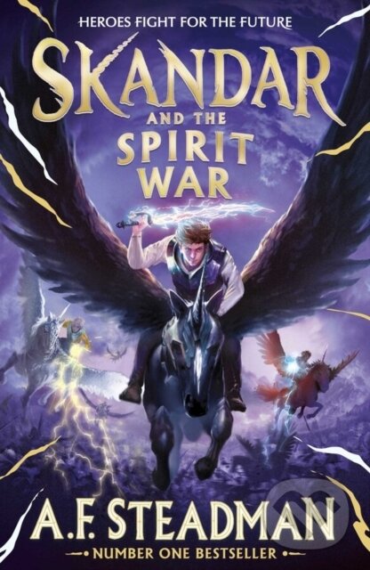 Kniha: Skandar and the Spirit War (A.F. Steadman). Simon & Schuster, 2026 Kniha: Skandar and the Spirit War (A.F. Steadman). Simon & Schuster, 2026