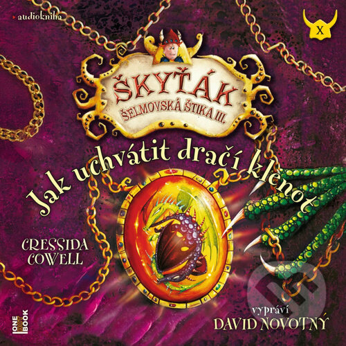 Audiokniha: Jak uchvátit dračí klenot (Cressida Cowell). OneHotBook, 2026 Audiokniha: Jak uchvátit dračí klenot (Cressida Cowell). OneHotBook, 2026