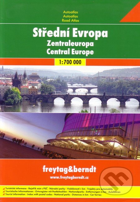 Střední Evropa 1:700 000 (freytag&berndt). freytag&berndt, 2017 Střední Evropa 1:700 000 (freytag&berndt). freytag&berndt, 2017