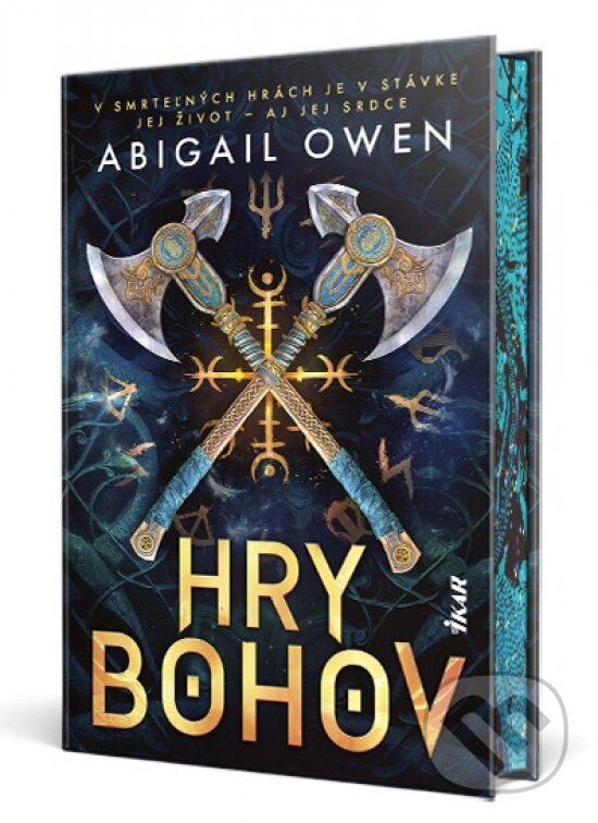 Kniha: Hry bohov (Abigail Owen). Ikar, 2026 Kniha: Hry bohov (Abigail Owen). Ikar, 2026