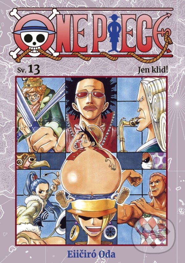 Kniha: One Piece 13 - Jen klid! (Aleš Kudrnáč Markéta, Supa Lydie, Kárníková Jana, Rosenfeldová Lenka a Vochocová). Crew, 2026 Kniha: One Piece 13 - Jen klid! (Aleš Kudrnáč Markéta, Supa Lydie, Kárníková Jana, Rosenfeldová Lenka a Vochocová). Crew, 2026