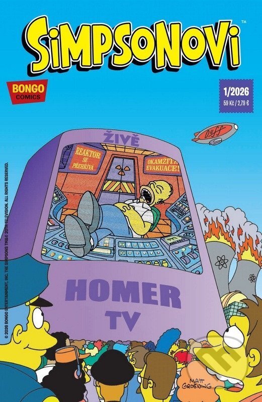 Kniha: Simpsonovi 1/2026 (různí). Crew, 2026 Kniha: Simpsonovi 1/2026 (různí). Crew, 2026