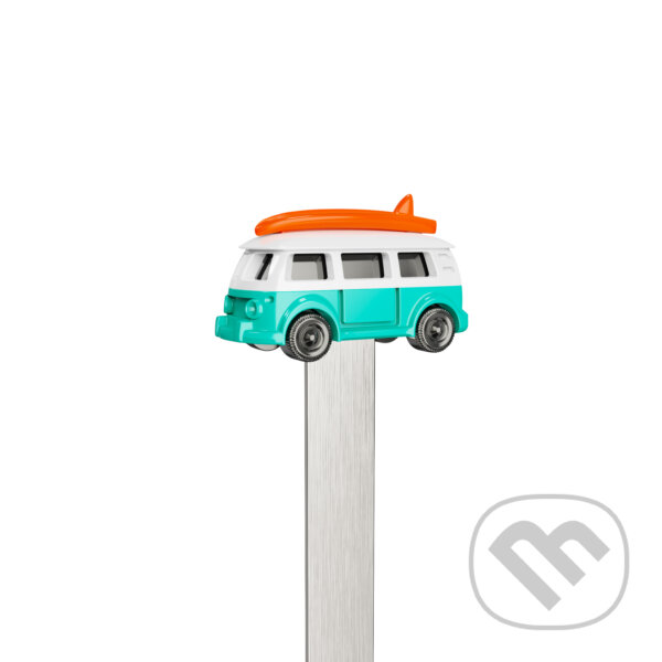3D kovová zberateľská záložka – miniatúra – Surferský Van (Metalmorphose). Metalmorphose, 2025 3D kovová zberateľská záložka – miniatúra – Surferský Van (Metalmorphose). Metalmorphose, 2025