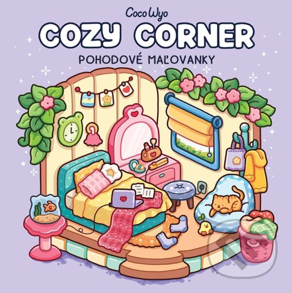 Kniha: Coco Wyo Pohodové maľovanky. Cozy corner (Autorský kolektív). Alicanto, 2026 Kniha: Coco Wyo Pohodové maľovanky. Cozy corner (Autorský kolektív). Alicanto, 2026