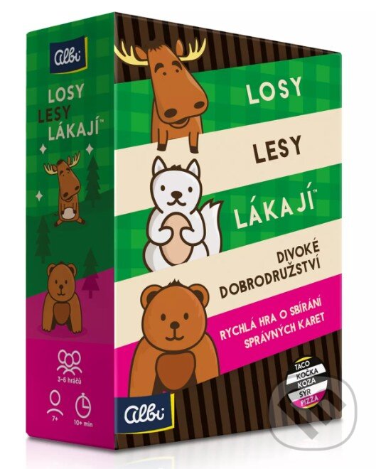 Společenská hra: Losy lesy lákají (Dave Campbell). Albi, 2026 Společenská hra: Losy lesy lákají (Dave Campbell). Albi, 2026
