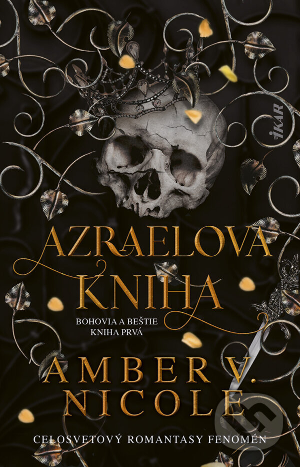 E-kniha: Azraelova kniha (Amber V. Nicole). Ikar, 2026 E-kniha: Azraelova kniha (Amber V. Nicole). Ikar, 2026