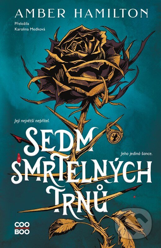 Kniha: Sedm smrtelných trnů (Amber Hamilton). CooBoo CZ, 2026 Kniha: Sedm smrtelných trnů (Amber Hamilton). CooBoo CZ, 2026