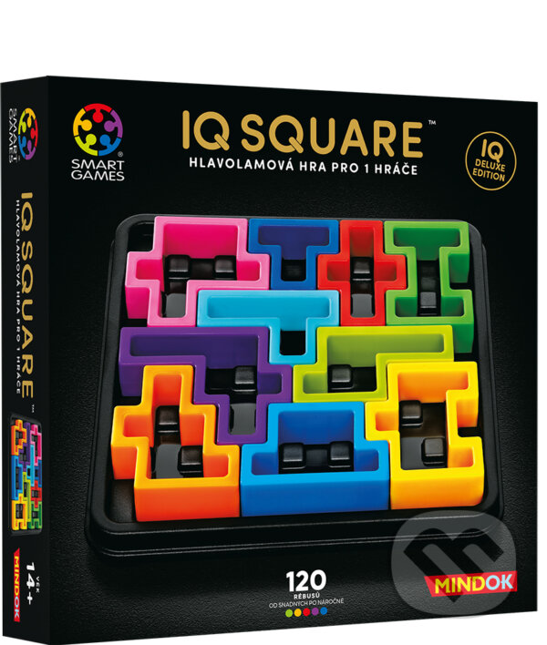 Společenská hra: IQ Deluxe Square (Mindok). Mindok, 2026 Společenská hra: IQ Deluxe Square (Mindok). Mindok, 2026