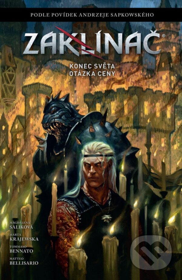 Kniha: Zaklínač - Konec světa / Otázka ceny (Curt Simmons a Andrzej Sapkowski). Crew, 2026 Kniha: Zaklínač - Konec světa / Otázka ceny (Curt Simmons a Andrzej Sapkowski). Crew, 2026