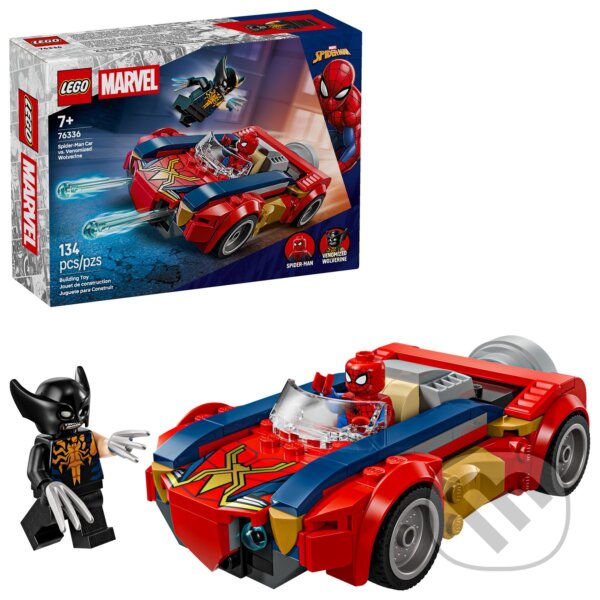Společenská hra: LEGO® Marvel 76336 Spider-Man a auto vs. venomizovaný Wolverine (LEGO). LEGO Společenská hra: LEGO® Marvel 76336 Spider-Man a auto vs. venomizovaný Wolverine (LEGO). LEGO