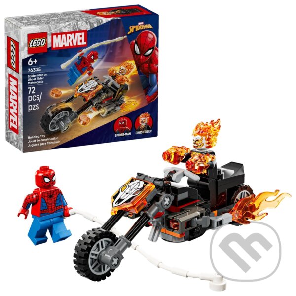 Společenská hra: LEGO® Marvel 76335 Spider-Man vs. Ghost Rider na motorke (LEGO). LEGO Společenská hra: LEGO® Marvel 76335 Spider-Man vs. Ghost Rider na motorke (LEGO). LEGO