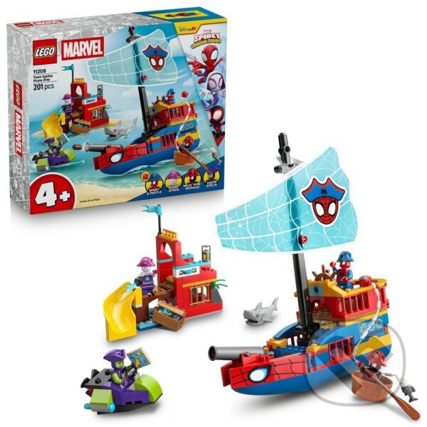 Společenská hra: LEGO® Marvel 11208 Pirátska loď Spideyho tímu (LEGO). LEGO Společenská hra: LEGO® Marvel 11208 Pirátska loď Spideyho tímu (LEGO). LEGO