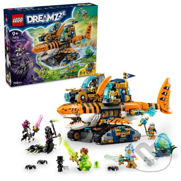 Společenská hra: LEGO® DREAMZzz™ 71515 Tigrožraločí tank (LEGO). LEGO Společenská hra: LEGO® DREAMZzz™ 71515 Tigrožraločí tank (LEGO). LEGO