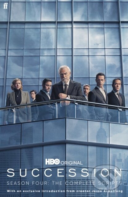 Kniha: Succession – Season Four (Jesse Armstrong). Faber and Faber, 2023 Kniha: Succession – Season Four (Jesse Armstrong). Faber and Faber, 2023