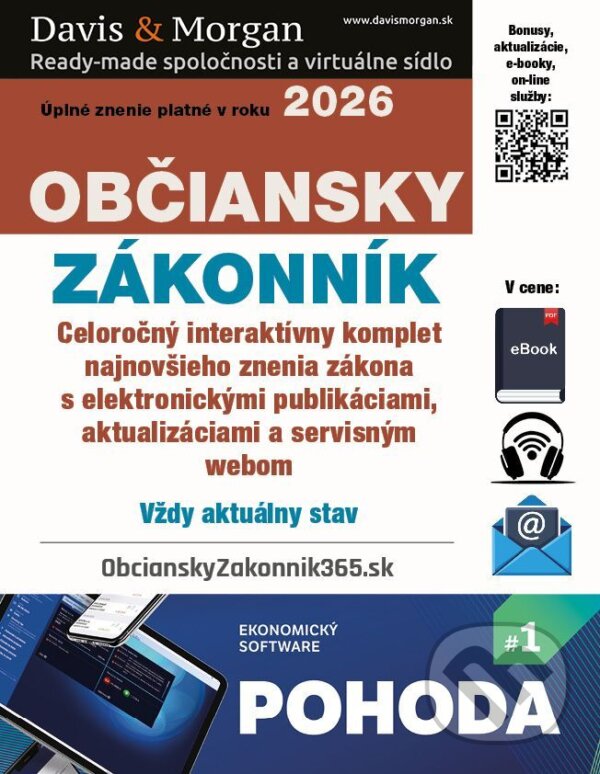E-kniha: Občiansky zákonník 2026 (DonauMedia). DonauMedia, 2026 E-kniha: Občiansky zákonník 2026 (DonauMedia). DonauMedia, 2026